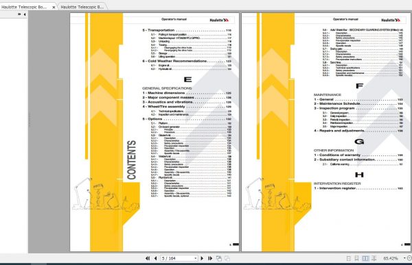 Haulotte Telescopic Boom HT26 85 RTJ Operators Manual 2