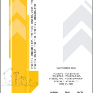 Haulotte Telescopic Boom HT26 HT85 RTJO Pro Maintenance Manual4001005000 1