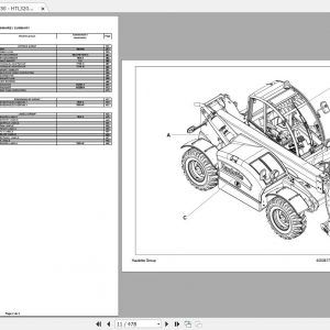 Haulotte Telescopic Boom HTL32073007 Parts Manual4000817450 2