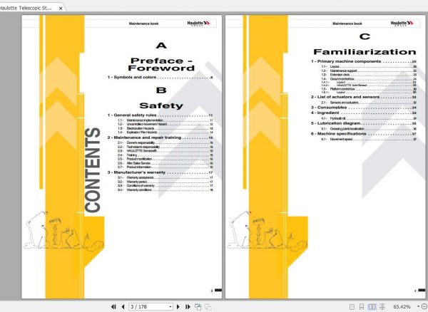 Haulotte Telescopic Star 8 20 Maintenance Manual 2