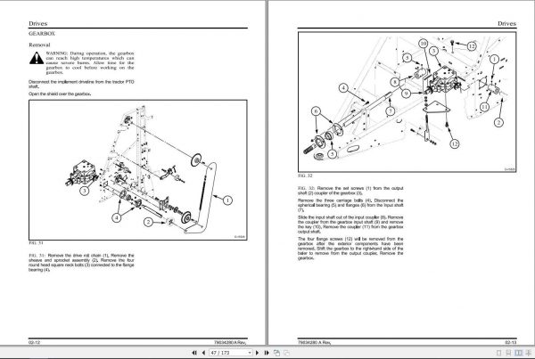 Hesston Hay Equipment 730 Round Baler Service Manual79034280A 2