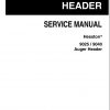 Hesston Hay Equipment 9025 9040 Auger Header Service Manual79033179A 1