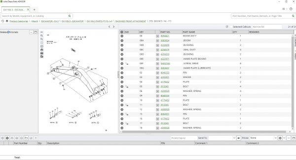 Hitachi EPC Spare Parts Catalog 2021 01.2021 Offline DVD Parts ADVISOR 4