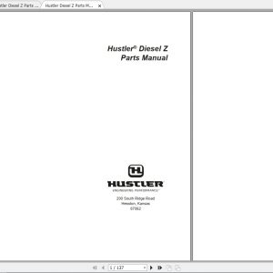 Hustler Diesel Z Parts Manual 1