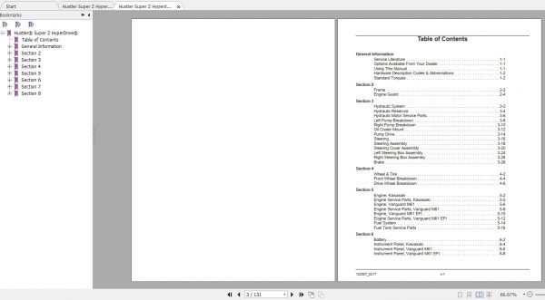 Hustler Super Z Hyperdrive Parts Manual 2