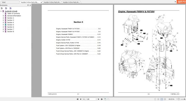 Hustler X One Parts Manual 4