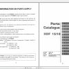 Hyundai Forklift HDF15 HDF18 Parts Manual 2