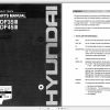 Hyundai Forklift HDF35IIIHDF45III Parts Manual 1