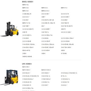Hyundai Forklift Trucks Service Manual Updated 1111