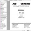 JLG Gradall Telehandler TF6 42 Operation Service Parts Manuals 1