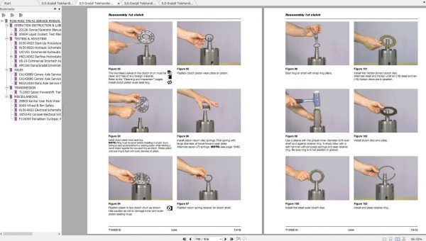 JLG Gradall Telehandler TF6 42 Operation Service Parts Manuals 3