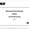 JLG 10 Ton RS Carrier Operation Parts Manuals 2