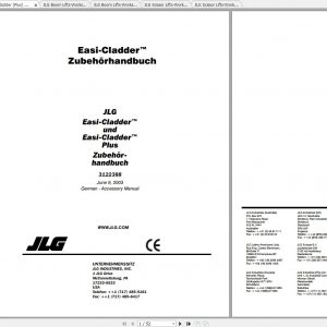 JLG Accessories Manuals 1