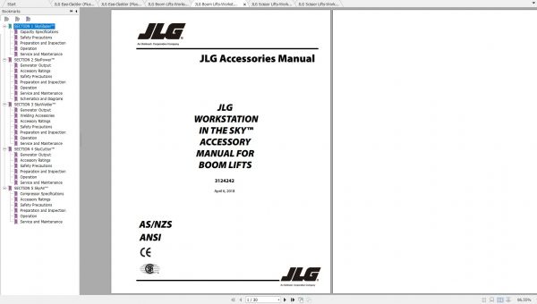 JLG Accessories Manuals 2
