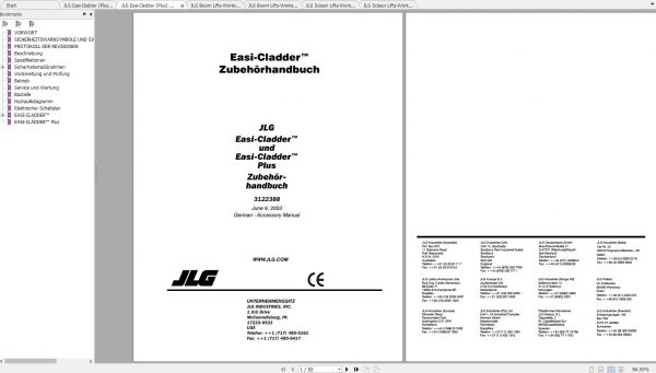 JLG Accessories Manuals 3