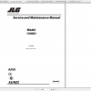JLG Boom Lift 1500SJ Operation Service Parts Manuals 1