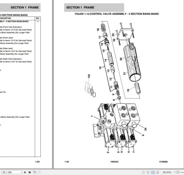 JLG Boom Lift 150HAX Operation Service Parts Manuals 3