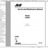 JLG Boom Lift 1850SJ Operation Service Parts Manuals 2