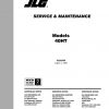 JLG Boom Lift 40HT Operation Service Parts Manuals 2