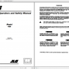 JLG Boom Lift 40H Operation Service Parts Manuals 1