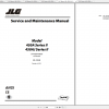 JLG Boom Lift 450AAJSeriesII Operation Service Parts Manuals 2