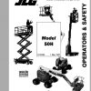 JLG Boom Lift 50H Operation Service Parts Manuals 1