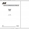 JLG Boom Lift 601S Operation Service Parts Manuals 2