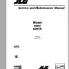 JLG Boom Lift 60HT 60HTH Operation Service Parts Manuals 1