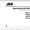 JLG Boom Lift 740AJ Operation Service Parts Manuals 1