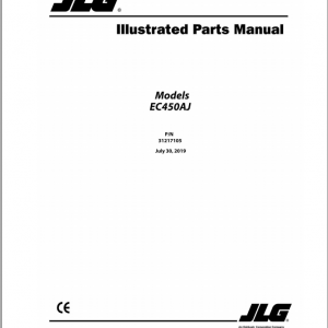 JLG Boom Lift EC450AJ Parts Manual31217105 1