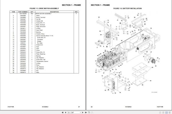 JLG Boom Lift EC520AJ Parts Manual31217108 3