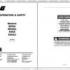 JLG Boom Lift M45A M45AJ E45A E45AJ Operation Service Parts Manuals 2