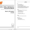 JLG Compact Crawler Boom X14JH Operation Service Manuals 1