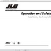 JLG Compact Crawler Boom X33JP X1000AJ Operation Service Parts Manuals 2