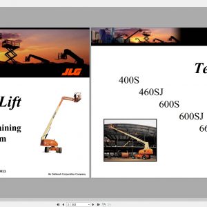 JLG Forklift ST338   Boom Lift 400 860SSJ Series Service Training Manual 1