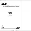 JLG Liftlux 320 30 Operators Service Parts Manuals 2