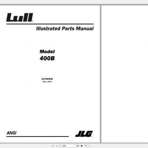 JLG Lull TeleHandler 400B Parts Manual10709906 1