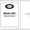 JLG Lull TeleHandler 400 Operators Parts Manual 2