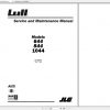 JLG Lull TeleHandler 644 Operators Service Parts Manual 2