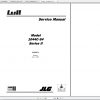 JLG Lull TeleHandler Model 1044C 54 Series II Operators Service Parts Manual 1