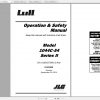 JLG Lull TeleHandler Model 1044C 54 Series II Operators Service Parts Manual 2