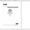 JLG Lull TeleHandler Model 1044C 54 Series II Operators Service Parts Manual 3