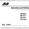 JLG Scissor Lift R6 R10 Operation Service Parts Manuals 1