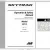 JLG SkyTrak TeleHandler 3013 Operators Parts Manuals 1