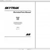 JLG SkyTrak TeleHandler 6042 Operation Service Parts Manuals 3