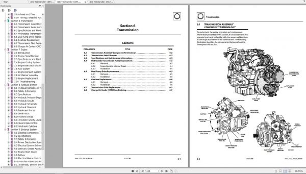 JLG Telehandler 1732 Operation Service Parts Manuals 2