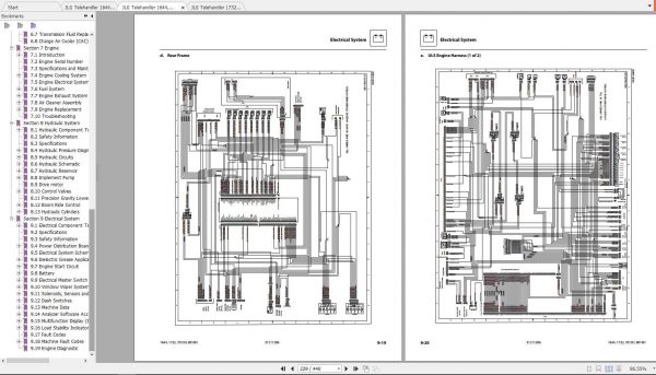 JLG Telehandler 1732 Operation Service Parts Manuals 3