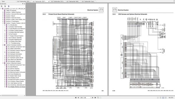 JLG Telehandler 3507 4013 Operation Service Parts Manuals 3
