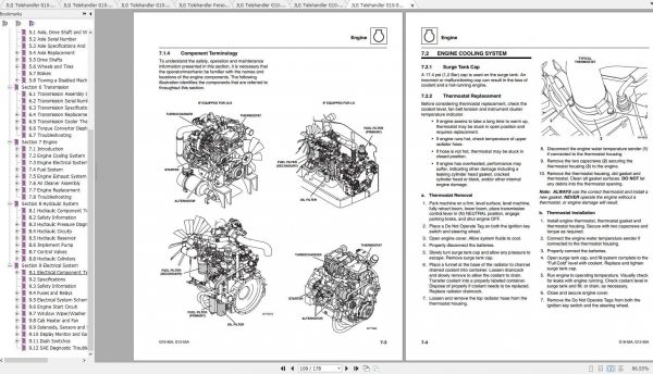 JLG Telehandler G10 55A G12 55A Operation Service Parts Manuals 3