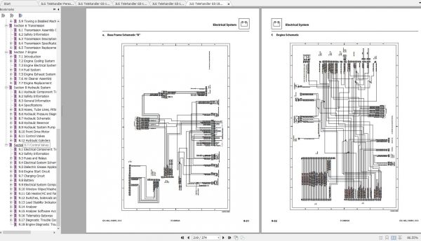 JLG Telehandler G5 18A 2505H Operation Service Parts Manuals 4